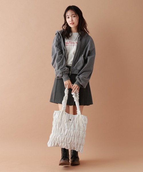 tiny tiny（ティニーティニー） トートバッグ ギャザーリボントート