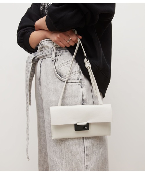 ALLSAINTS」 ショルダーバッグ ONE SIZE ホワイト系その他 レディース 