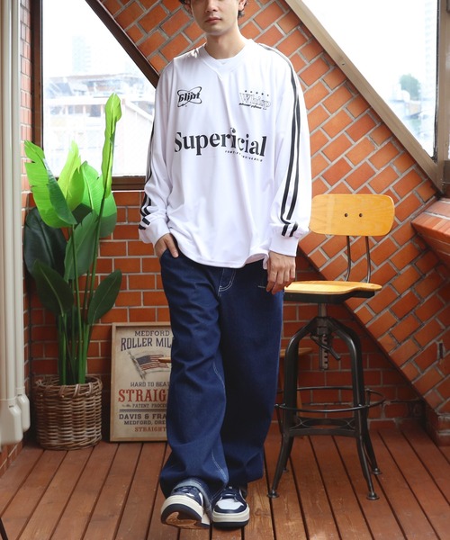 8 tシャツ ユニフォームデザインロンT メンズ レディース : ZOZOTOWN
