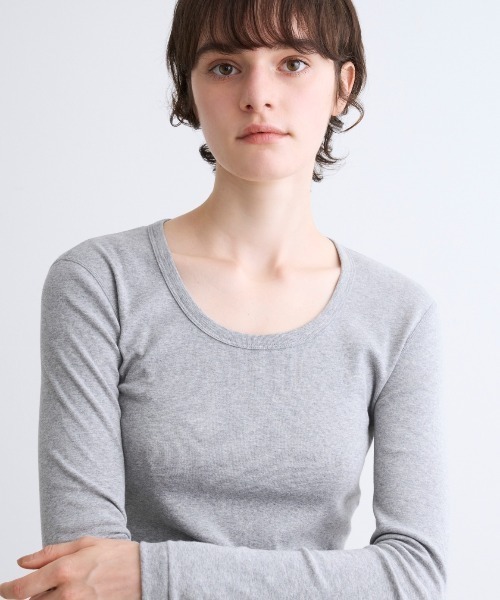 three dots（スリー ドッツ） tシャツ ジェシカ 長袖 レディース