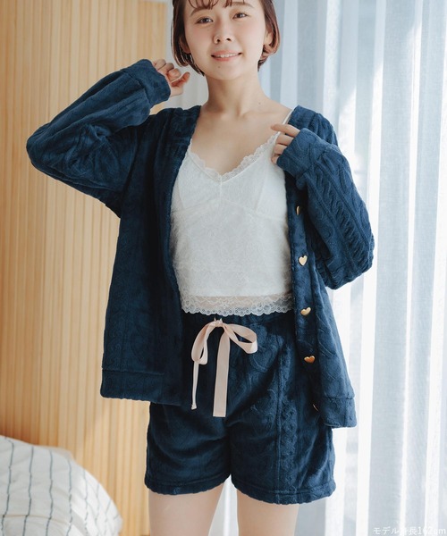 fran de lingerie パジャマ ルームウェア ふんわり軽くて暖かい