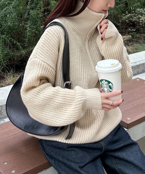 I-SOOK（アイスー） ニット セーター 「ISOOK / アイスー」ハーフ