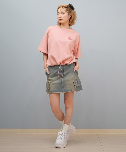 ROXY tシャツ ROXY/ロキシー トレーナーTシャツ セットアップ