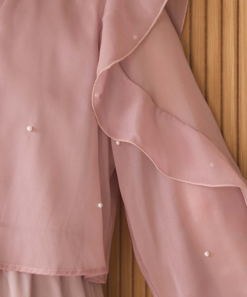 fifth（フィフス） ワンピース パールブラウスレイヤード風ワンピース