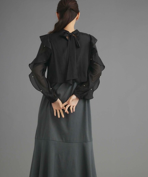 専用です [なさま　ワンピースとブラウスの2点] fifth（フィフス） ワンピース パールブラウスレイヤード風ワンピース