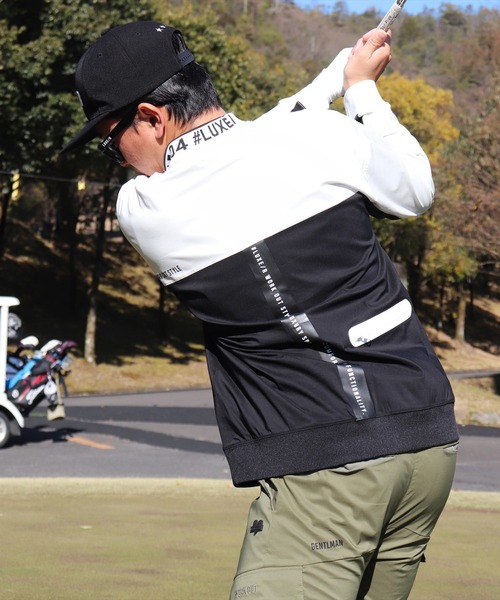 トレーナー スウェット (RM)「LUXE/R GOLF」ストレッチ クロス バイ