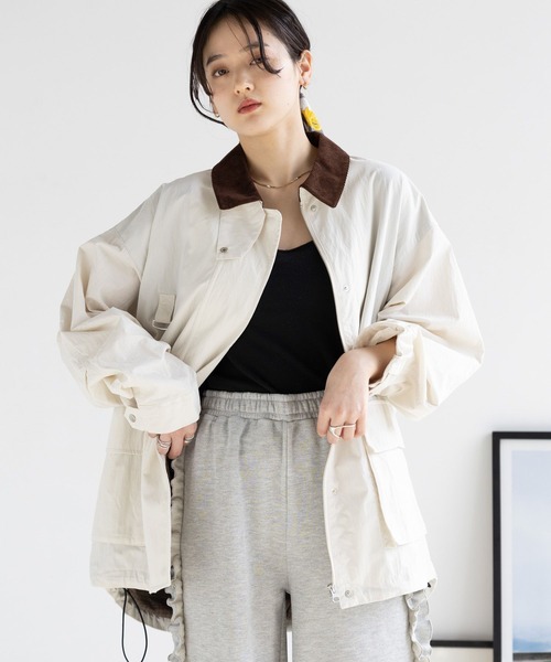 ホワイトスタッグ　ハンティングジャケット　オリーブ色　チンスト付き 40s 40年代 50s 50年代 ホワイトスタッグ コットン │ヴィテージ古着屋