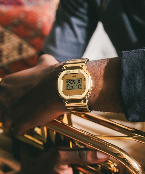 G-SHOCK 腕時計 FINE METALLIC SERIES / GM-5600YMG-9JF メンズ