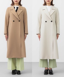 「PUBLIC TOKYO」 チェスターコート 1 アイボリー レディースの画像9