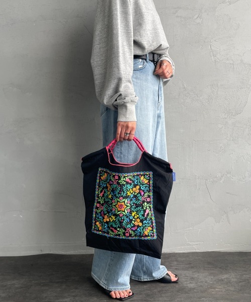 Bali & Chain デニムプリントトートバッグ Lサイズ　表参道限定　新品 Ball＆Chain トートバッグ 「BALL＆CHAIN/ボールアンドチェーン