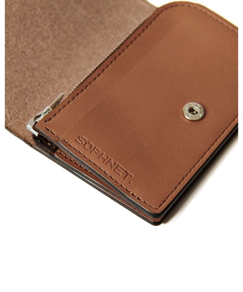 SOPHNET.（ソフネット） 二つ折り財布 財布 LEATHER SMALL WALLET