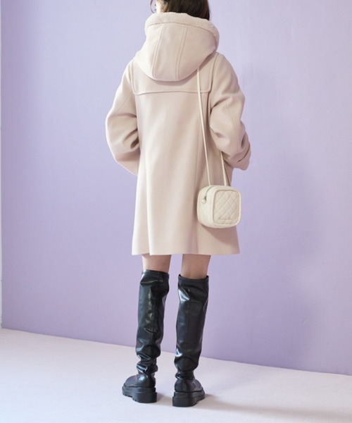 「OLIVE des OLIVE」 ダッフルコート FREE ブラウン レディース_画像4