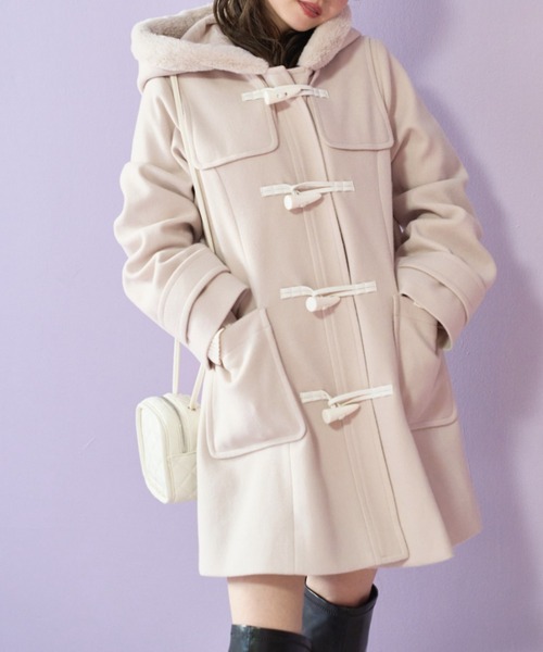 「OLIVE des OLIVE」 ダッフルコート FREE ブラウン レディース_画像5