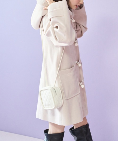 「OLIVE des OLIVE」 ダッフルコート FREE ブラウン レディース_画像6