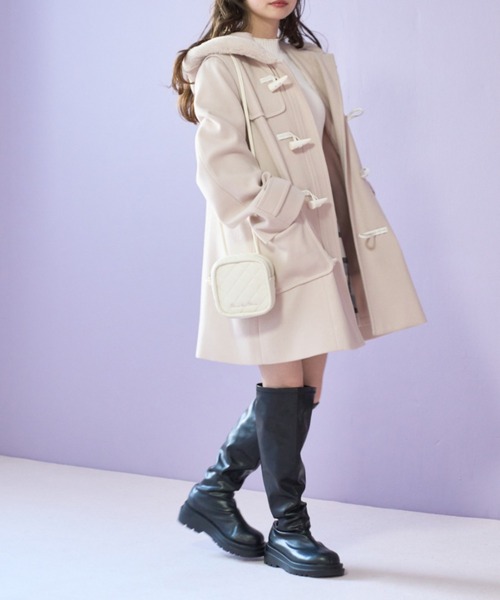 「OLIVE des OLIVE」 ダッフルコート FREE ブラウン レディース_画像8