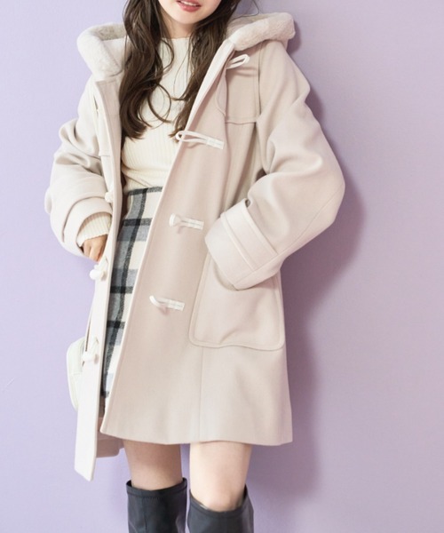 「OLIVE des OLIVE」 ダッフルコート FREE ブラウン レディース_画像9