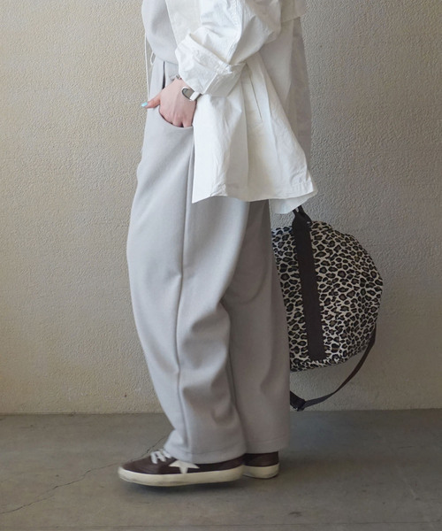 【✨極美✨】journal standard luxe◎ブークレーベーカーパンツ ブークレーダンボール イージーベーカーパンツ（ジャージ
