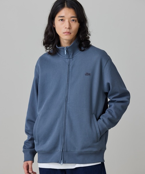 LACOSTE（ラコステ） カーディガン 鹿の子ダブルジップ ハイネック