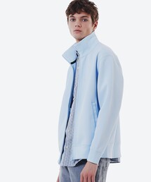 LACOSTE（ラコステ） カーディガン 鹿の子ダブルジップ ハイネック