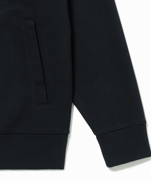 LACOSTE（ラコステ） カーディガン 鹿の子ダブルジップ ハイネック