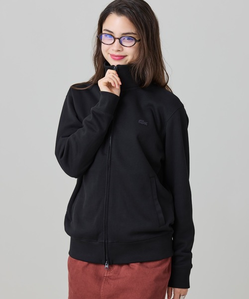 LACOSTE（ラコステ） カーディガン 鹿の子ダブルジップ ハイネック