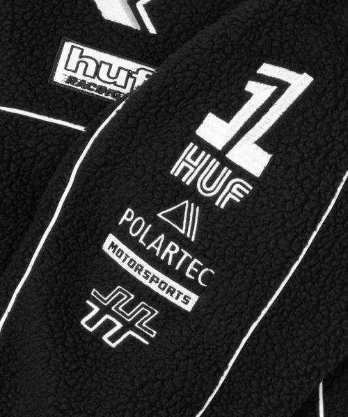 「HUF」 ジップアップブルゾン SMALL グリーン メンズ_画像5