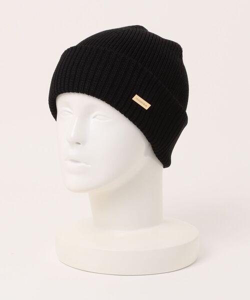 ユニセックス　ニット帽　ネイビー　Maison Birth MAISON Birth キャップ レディース コットンニット メンズ 秋冬