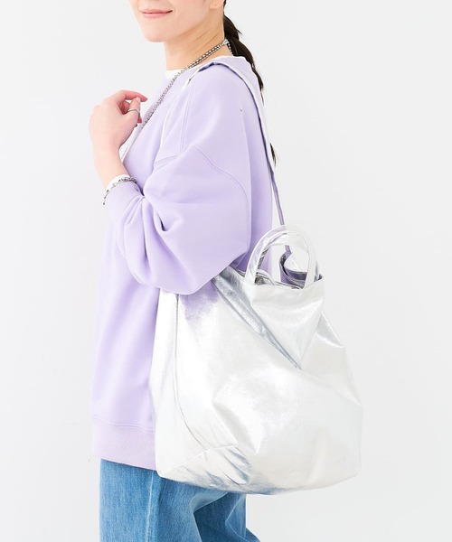 collex（コレックス） トートバッグ 2WAYメタリック底マチワイド ワン