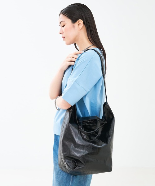 collex（コレックス） トートバッグ 大きめ 2WAYメタリック底