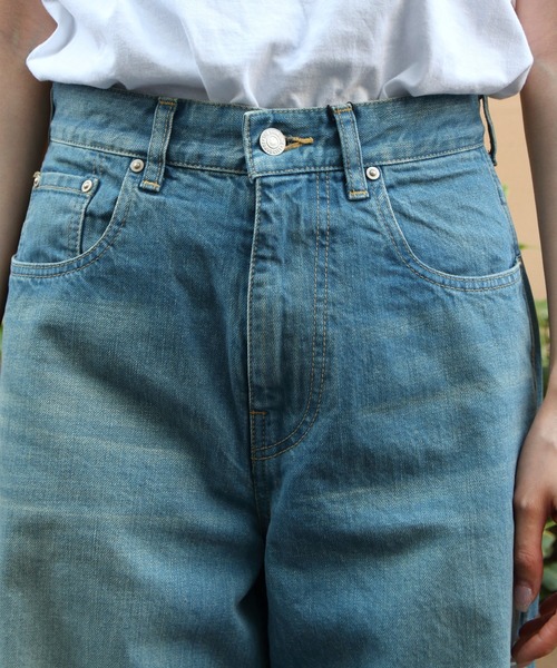 デニム・ジーパン Ribbonbit : 25SS / Malta Denim A．PRESSE(アプレッセ) 25SSWashed Denim Pantsデニムパンツap