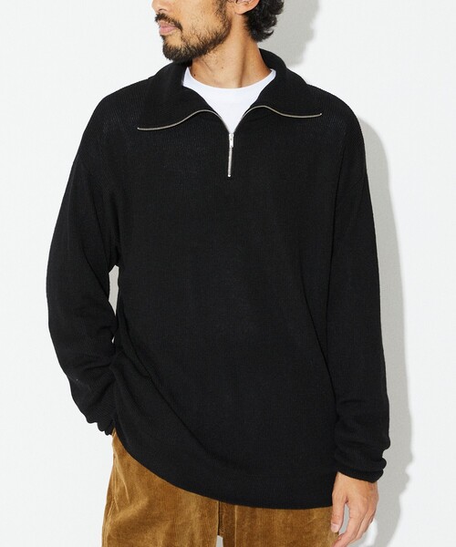 「Firsthand」 長袖ニット M ベージュ メンズ_画像2