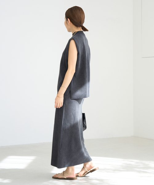 IENA ニット セーター GIZA接結ノースリーブ レディース