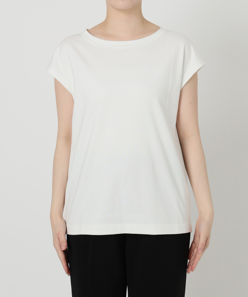 新品⭐︎ vermeil par iena フレンチスリーブ プルオーバー オーガニックコットン フレンチスリーブプルオーバー（Tシャツ
