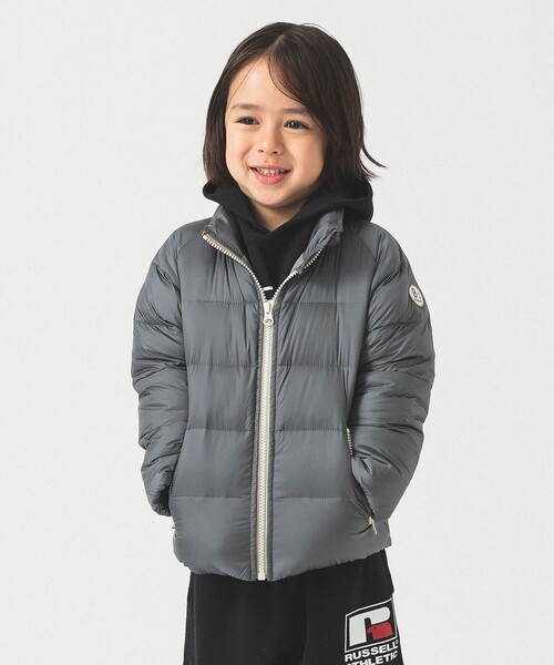 【新品未使用】B:MING beams ダウンジャケット　150 160 B：MING by BEAMS ダウン アウター ポケッタブル ブルゾン