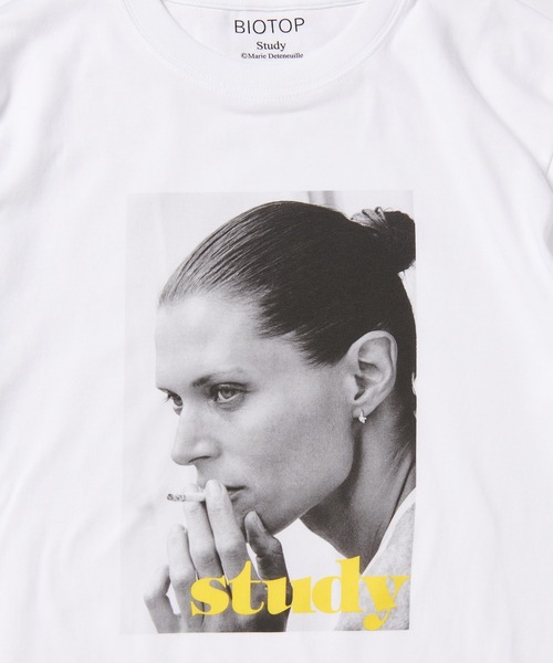 新品・タグ付き【Study for BIOTOP】 フォトTシャツ 日本製
