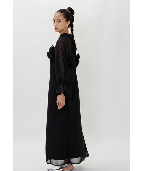 niana（ニアナ） ドレス フリルシャツレイヤードドレス 2点セット