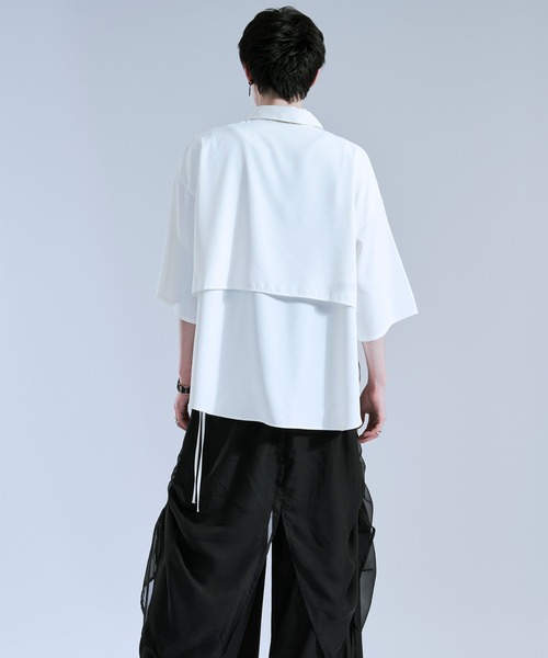 Ellno Loset（エルノロゼット） uvカット シャツ 「機能性付き」サイド