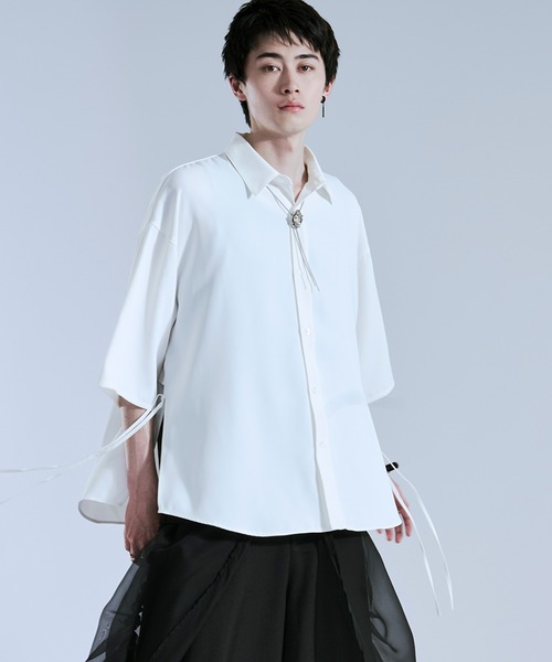 Ellno Loset（エルノロゼット） シャツ 半袖 「機能性付き」サイド