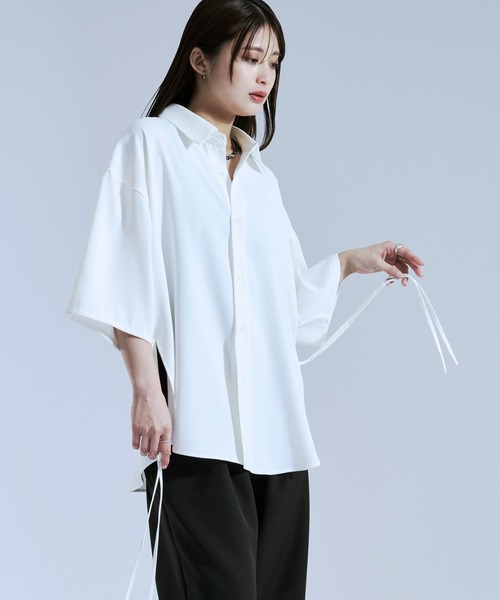 Ellno Loset（エルノロゼット） uvカット シャツ 「機能性付き」サイド