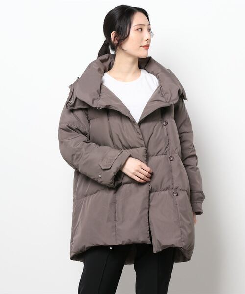 スナイデル ダウンジャケット SNIDEL（スナイデル） ダウンコート 1 モカ レディース : ZOZOTOWN