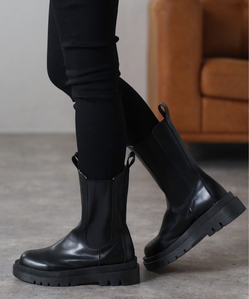 「sakishimatokyo」 ショートブーツ M ブラック レディース_画像7