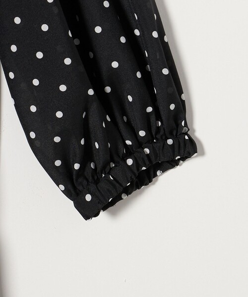 Vネック ドット ティアードワンピース　ユナイテッドアローズ UNITED ARROWS Vネック ドット ティアードワンピース