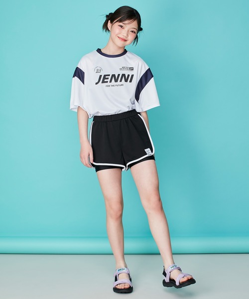 新品25SS JENNI【水着3点セット】3PゲーミングT付きスイムウェア160 JENNI 水着 「3点セット」3PゲーミングT付きスイムウェア キッズ