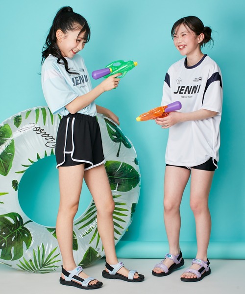新品25SS JENNI【水着3点セット】3PゲーミングT付きスイムウェア160 JENNI 水着 「3点セット」3PゲーミングT付きスイムウェア キッズ