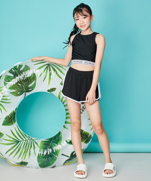 新品25SS JENNI【水着3点セット】3PゲーミングT付きスイムウェア160 JENNI 水着 「3点セット」3PゲーミングT付きスイムウェア キッズ