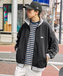 「MONO-MART」 ジャージブルゾン L ブルー レディースの画像6