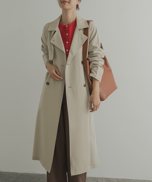 グレー ボタン付き トレンチコート　URBAN RESEARCH(新品) URBAN RESEARCH DOORS（アーバンリサーチドアーズ） トレンチコート