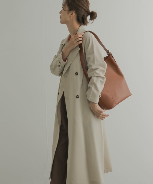 グレー ボタン付き トレンチコート　URBAN RESEARCH(新品) URBAN RESEARCH DOORS（アーバンリサーチドアーズ） トレンチコート