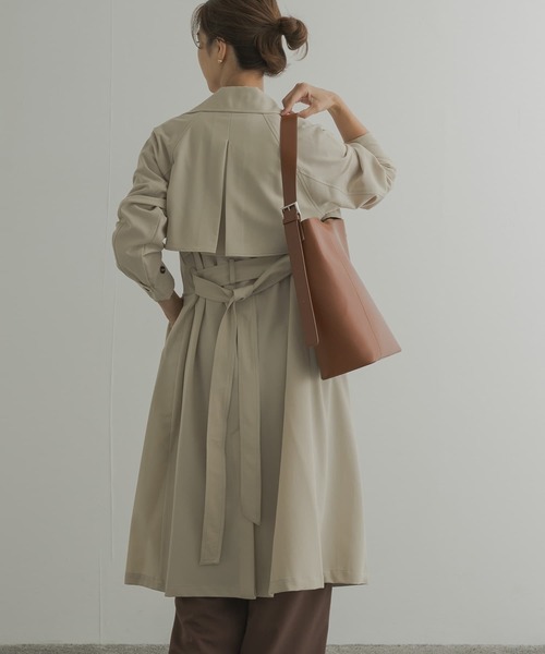 グレー ボタン付き トレンチコート　URBAN RESEARCH(新品) URBAN RESEARCH DOORS（アーバンリサーチドアーズ） トレンチコート