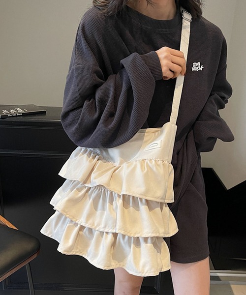 aimoha（アイモハ） ショルダーバッグ バッグ フリルワンショルダー